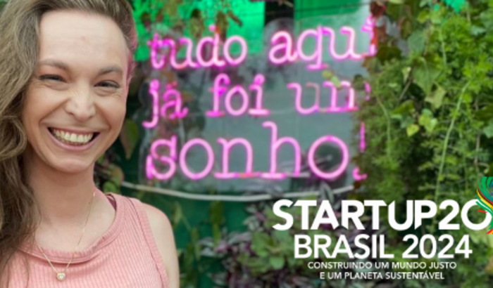 Thithi no Evento Inaugural  Startup20 BRASIL