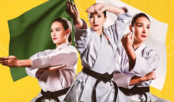 Ana Luiza no Mundial de Karate em Malta
