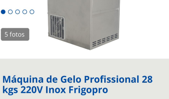 Máquina de Gelo 25KG Tênis Indiano