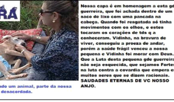 AJUDE A CAUSA ANIMAL DE UBERABA- MG