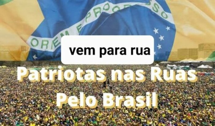 Divjlguem, Jair Bolsonaro no dia 25 de fevereiro na Paulista.