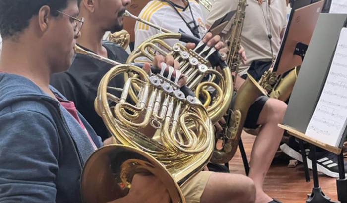 Me ajude a comprar uma trompa.