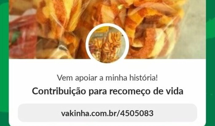 Contribuição para recomeço de vida
