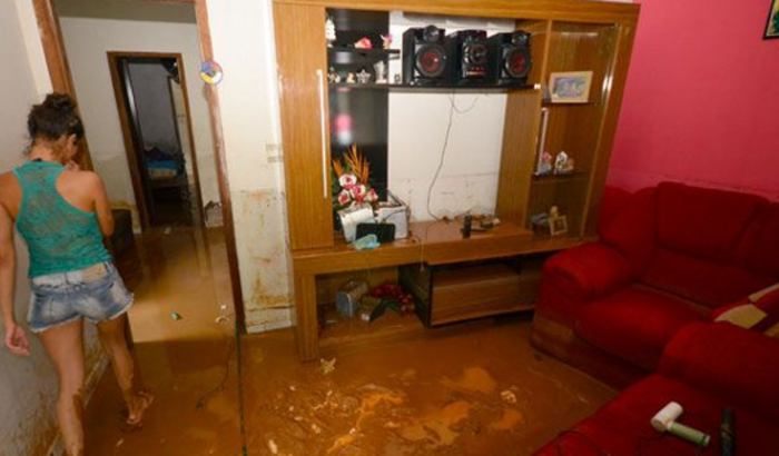 Minha casa sofreu com alagamento