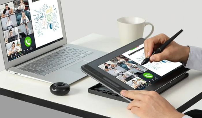 Mesa digitalizadora da mamãe 