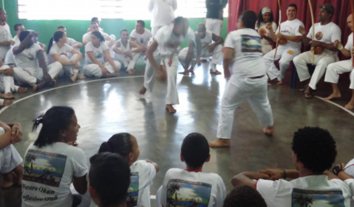 Projeto social de capoeira