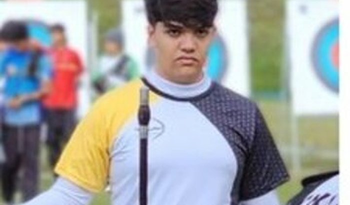 Caio Arthur no 17° Campeonato Brasileiro de Tiro com Arco 