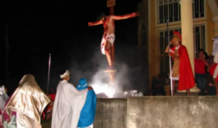 Encenação da Paixão de Cristo Santuário N. Senhora das Graças 2024