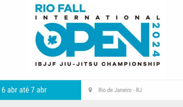 Ajuda um atleta a realizar seu sonho  campeonato em Rio de Janeiro dia 6 e 7 de abril (OPEN BJJF JIU-jitus