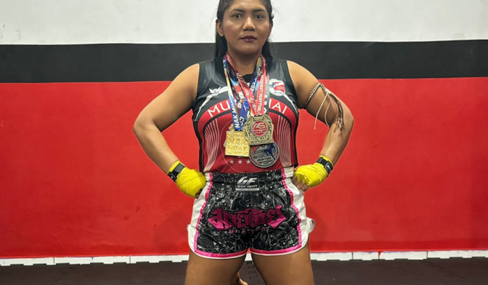 Cris, Atleta de Muaythai 