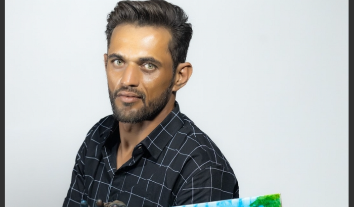 Protese dentária e celular para o Rafael