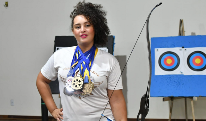 Renata no Panamericano de Tiro com arco!