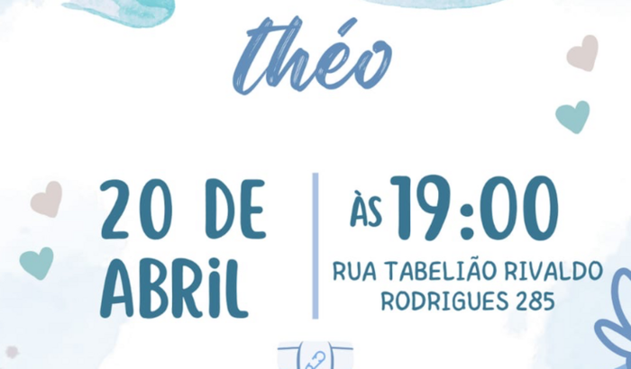 Chá de fraudas Théo