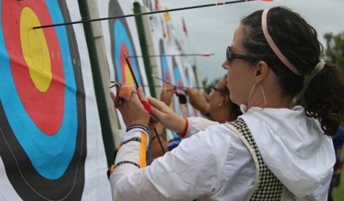 Barebow do Brasil no pan-americano de Medelin 