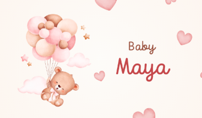 Chá da baby Maya