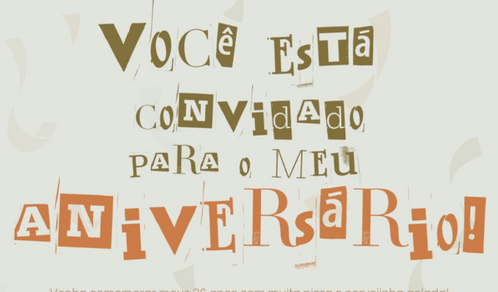 Presente de aniver da Lelê