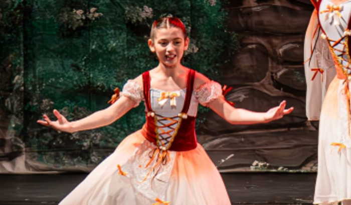 Giullia nos festivais de dança Nacional