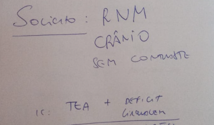 RESSONÂNCIA MAGNÉTICA DE CRÂNIO