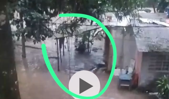Ajuda para reconstruir terreno destruído pela chuva