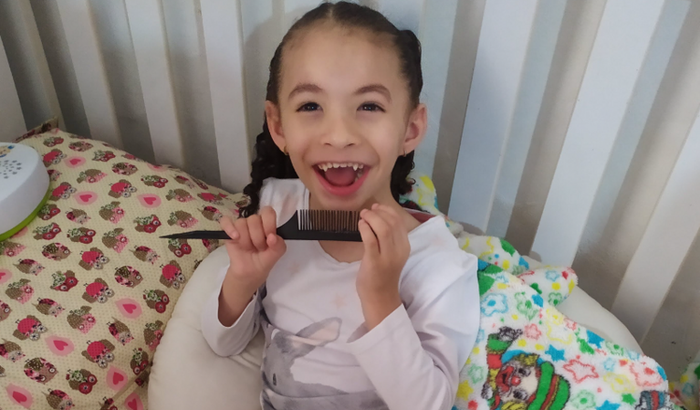 Carrinho postural para minha filha Valentina