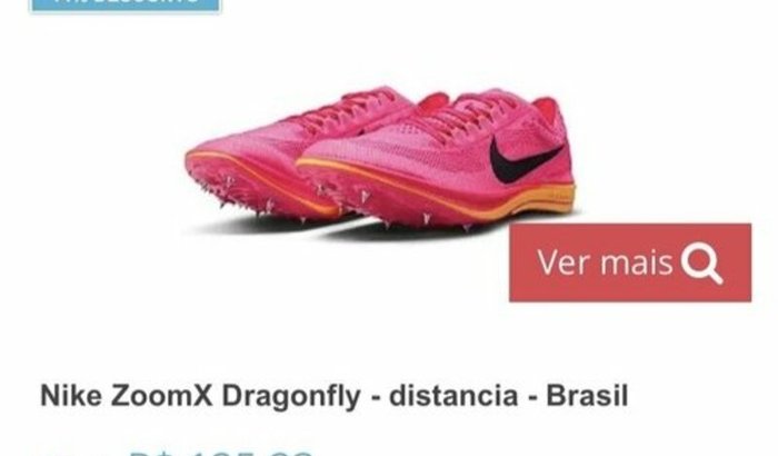 Ajuda para comprar uma sapatilha de atletismo
