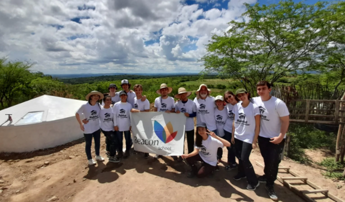 Construção de cisternas no sertão nordestino