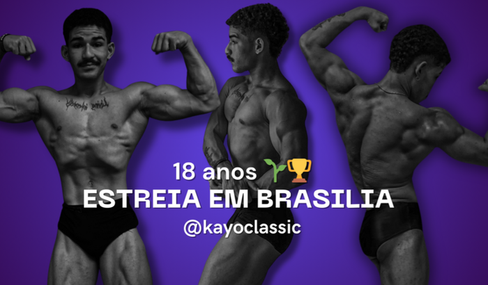 MINHA ESTREIA NO FISICULTURISMO 🏆
