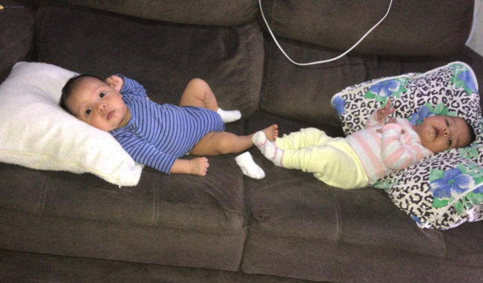  Comprar uma lata de leite para meus filhos gemeos
