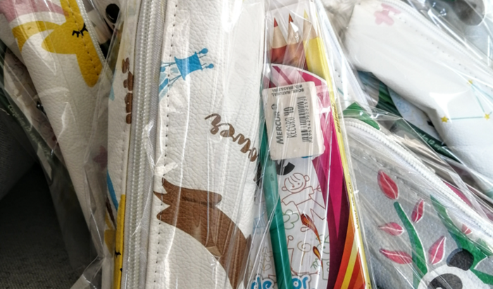 Kit escolar crianças 