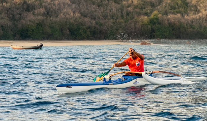 Alef Alves - Mundial de canoa havaiana no Hawaii 2024