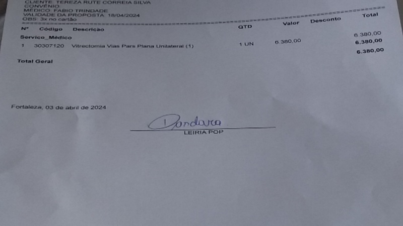 DESCOLAMENTO DE RETINA