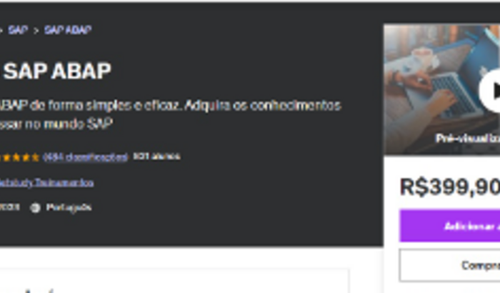 CURSO SAP PARA ME PROFISSIONALIZAR