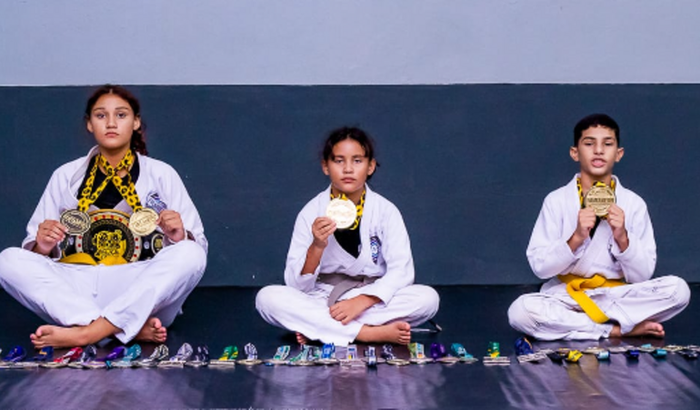 Apoiei os atletas de Jiu-jitsu