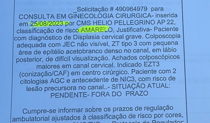 CIRURGIA GINECOLÓGICA PRÉ CÂNCER - CONIZAÇÃO UTERINA