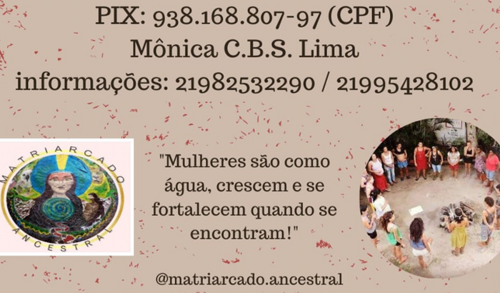 1o Encontro do Matriarcado Ancestral RJ-pix 93816880797