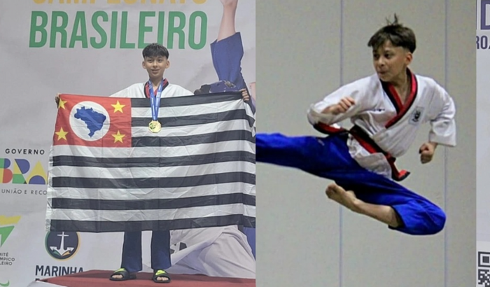 Arthur no mundial de taekwondo
