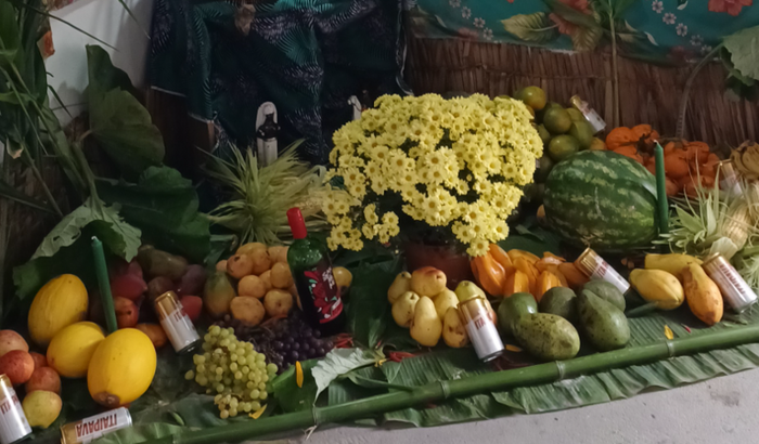Marmitas de feijoada em homenagem a São Jorge (Ogun )