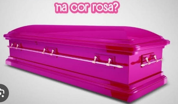 Comprar um caixão rosa para o roxinol 