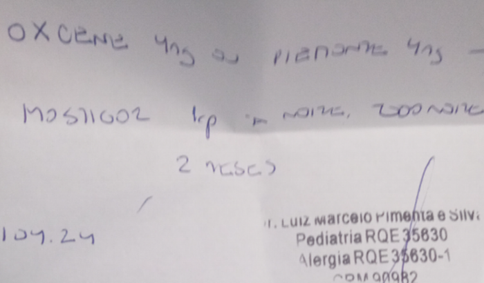 Remédio do meu filho 