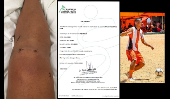 Ajude Kauan a voltar aos campos de futebol e realizar seu sonho de ser jogador profissional.⚽🙏