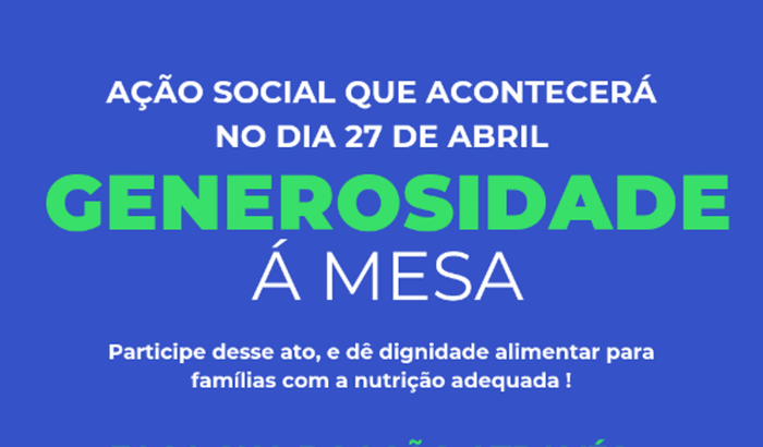 "GENEROSIDADE À MESA"