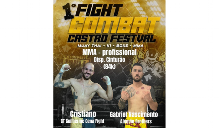 Minha primeira luta profissional 