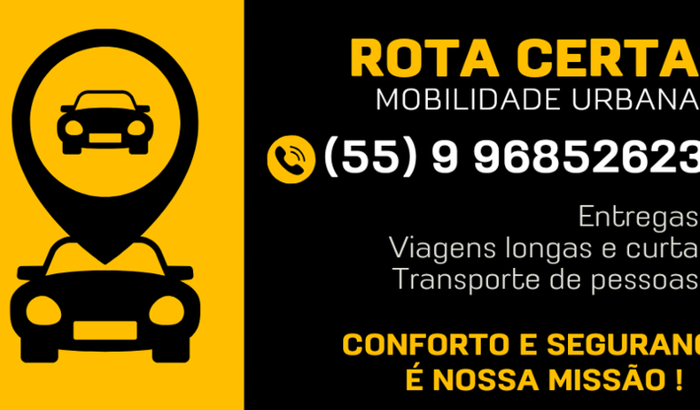 Investimento em Cartões de visita para o "ROTA CERTA"