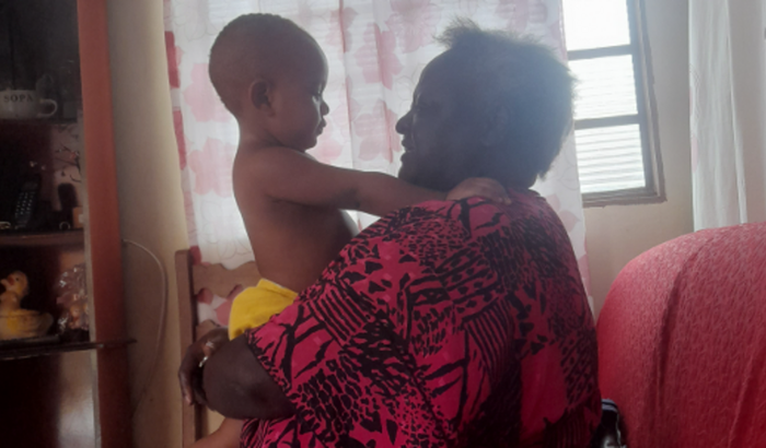 Mamãe e filinho felizes