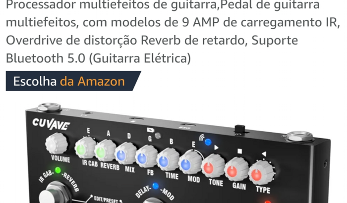 Pedaleira para tocar para a igreja