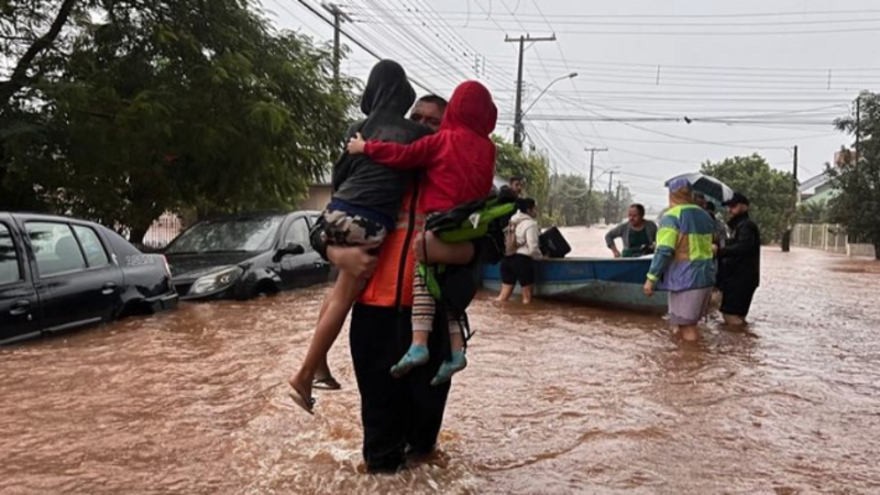 Doação para famílias em risco 