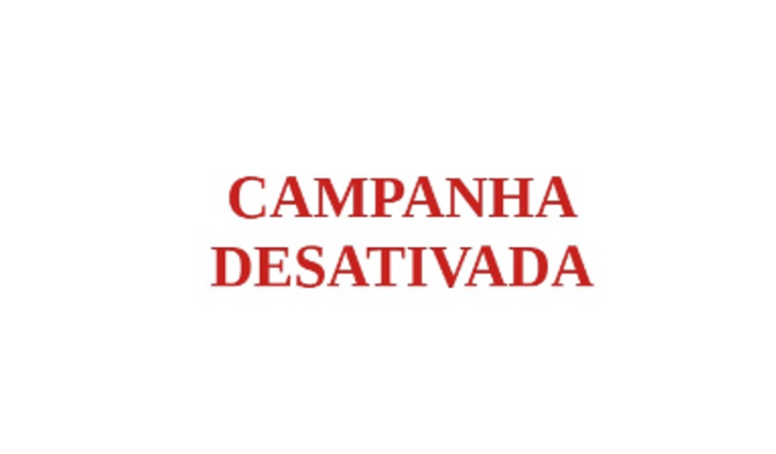 Campanha desativada
