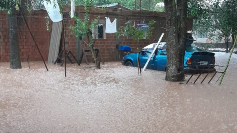 Enchente em Santa Maria 