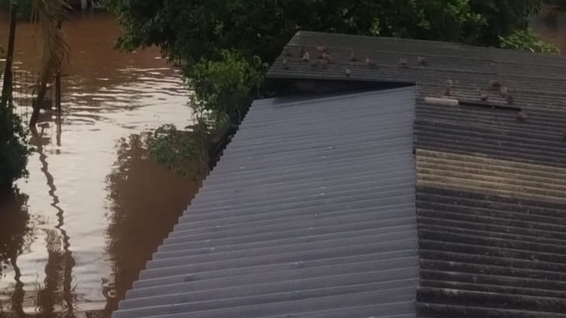 Ajuda para nós reerguermos da enchente