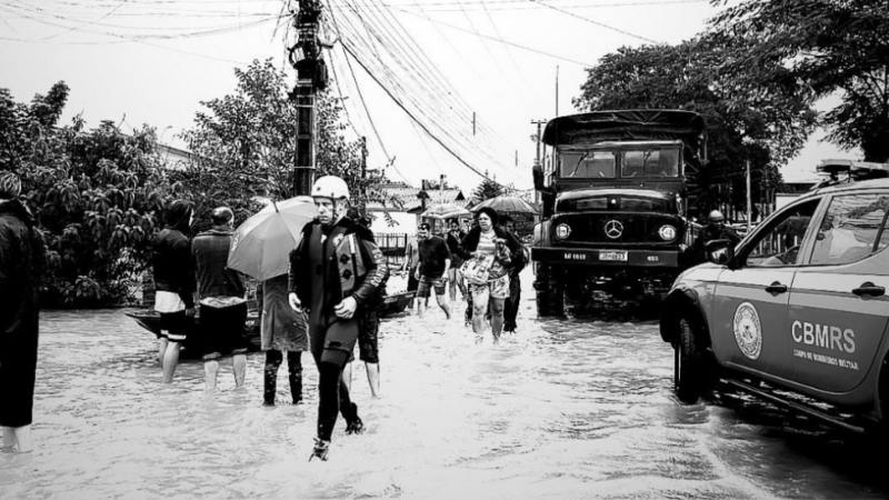 Enchente em Santa Cruz  Rs